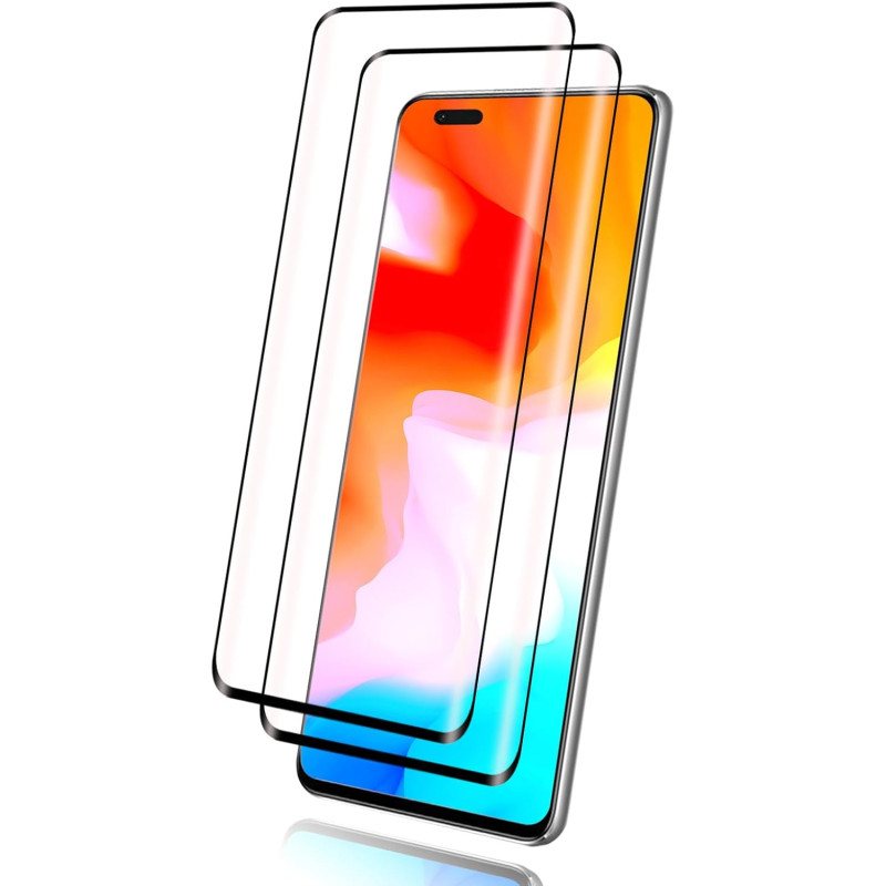 Carantee Verre Trempé pour Honor Magic 5 Pro - 2 Pièces Protection Écran 3D, Dureté 9H 0,33mm Anti-Rayures, Vitre Protection, To