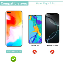 Carantee Verre Trempé pour Honor Magic 5 Pro - 2 Pièces Protection Écran 3D, Dureté 9H 0,33mm Anti-Rayures, Vitre Protection, To