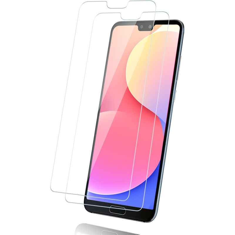 2 pièces Verre Trempé pour Huawei P20 Pro, HD Clair Haute Sensibilité 0,01 s Réponse Protection écran, 0,33 mm 9H Dureté Anti-Ra