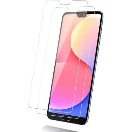 2 pièces Verre Trempé pour Huawei P20 Pro, HD Clair Haute Sensibilité 0,01 s Réponse Protection écran, 0,33 mm 9H Dureté Anti-Ra