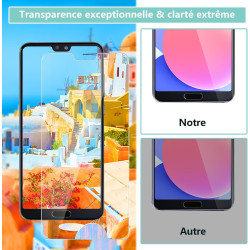 2 pièces Verre Trempé pour Huawei P20 Pro, HD Clair Haute Sensibilité 0,01 s Réponse Protection écran, 0,33 mm 9H Dureté Anti-Ra