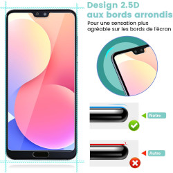 2 pièces Verre Trempé pour Huawei P20 Pro, HD Clair Haute Sensibilité 0,01 s Réponse Protection écran, 0,33 mm 9H Dureté Anti-Ra