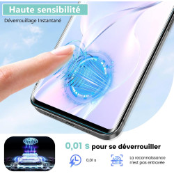 2+2 pièces Verre Trempé pour Huawei P30 Pro, HD Clair Haute Sensibilité 0,01 s Réponse Protection écran, 0,33 mm 9H Anti-Rayures