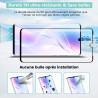 2+2 pièces Verre Trempé pour Huawei P30 Pro, HD Clair Haute Sensibilité 0,01 s Réponse Protection écran, 0,33 mm 9H Anti-Rayures