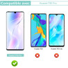 2+2 pièces Verre Trempé pour Huawei P30 Pro, HD Clair Haute Sensibilité 0,01 s Réponse Protection écran, 0,33 mm 9H Anti-Rayures