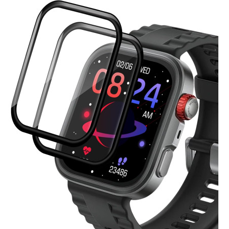 2 pièces Verre Trempé pour Huawei Watch Fit 4 Pro, HD Haute Sensibilité 0,01 s Réponse Protection écran, 0,33 mm 9H Dureté Anti-