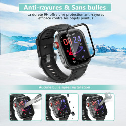 2 pièces Verre Trempé pour Huawei Watch Fit 4 Pro, HD Haute Sensibilité 0,01 s Réponse Protection écran, 0,33 mm 9H Dureté Anti-