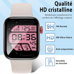 2 pièces Verre Trempé pour Huawei Watch Fit 3 Protection écran, HD Sans Bulles Anti‑Empreintes Vitre Protection, 9H Anti-Rayures