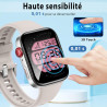 2 pièces Verre Trempé pour Huawei Watch Fit 3 Protection écran, HD Sans Bulles Anti‑Empreintes Vitre Protection, 9H Anti-Rayures