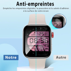 2 pièces Verre Trempé pour Huawei Watch Fit 3 Protection écran, HD Sans Bulles Anti‑Empreintes Vitre Protection, 9H Anti-Rayures