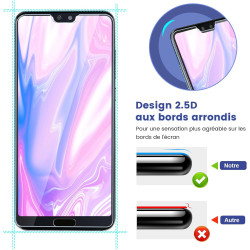 Carantee 2 pièces Verre Trempé pour Huawei P20 Pro Protection écran, HD Clair Sans Bulles Vitre Protection, 0,33 mm 9H Anti-Rayu