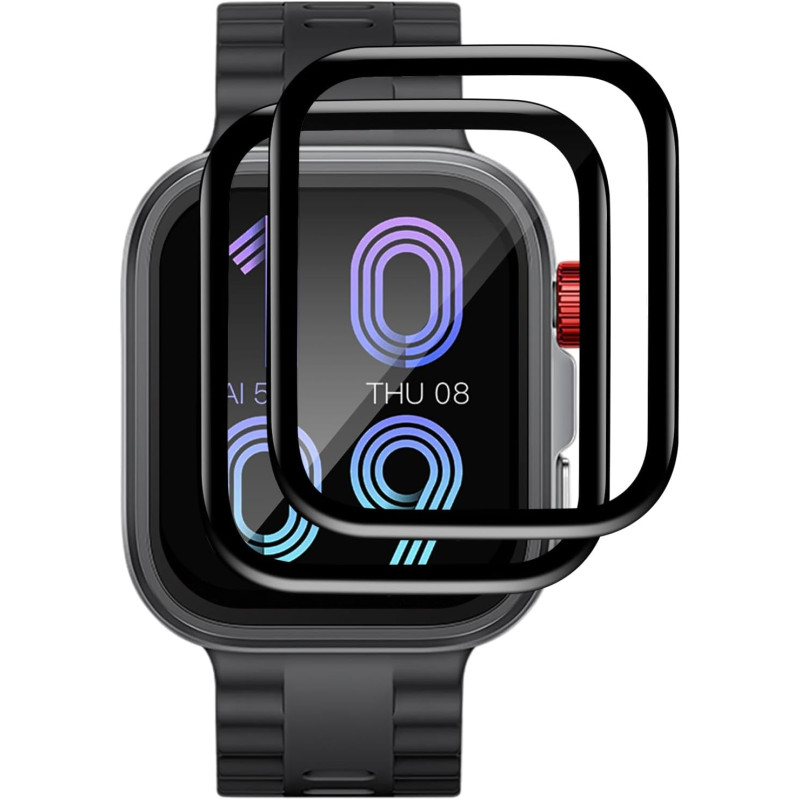 Carantee 2 pièces Verre Trempé pour Huawei Watch Fit 4 Protection écran, HD Sans Bulles Vitre Protection, 0,33 mm 9H Anti-Rayure