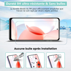 2 pièces Verre Trempé pour Moto G-Play 2026, HD Clair Haute Sensibilité 0,01 s Réponse Protection écran, 0,33 mm 9H Dureté Anti-
