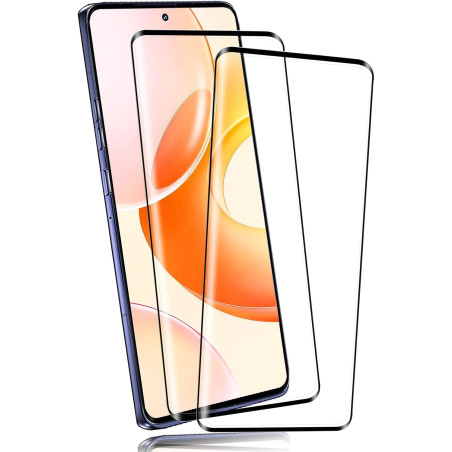 Carantee 2 Pièces Verre trempé pour Motorola Edge 50 Pro, 9H Ultra-Résistant 0,33mm Vitre Protection, Toucher Sensible, Anti-Emp