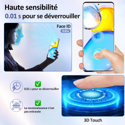 Carantee 2 Pièces Verre trempé pour Motorola Edge 50 Pro, 9H Ultra-Résistant 0,33mm Vitre Protection, Toucher Sensible, Anti-Emp