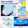 Carantee 2 Pièces Verre trempé pour Motorola Edge 50 Pro, 9H Ultra-Résistant 0,33mm Vitre Protection, Toucher Sensible, Anti-Emp