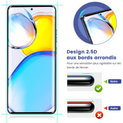 Carantee 2 Pièces Verre trempé pour Motorola Edge 50 Pro, 9H Ultra-Résistant 0,33mm Vitre Protection, Toucher Sensible, Anti-Emp