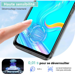 2+2 pièces Verre Trempé pour Motorola Moto Edge 50 Neo, HD Haute Sensibilité 0,01 s Réponse Protection écran, 9H Anti-Rayures Vi