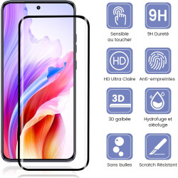 2 pièces Verre Trempé pour Motorola Moto Edge 50 Neo Protection écran, Sans Bulles Anti‑Empreintes Vitre Protection, 9H Anti-Ray