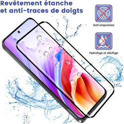 2 pièces Verre Trempé pour Motorola Moto Edge 50 Neo Protection écran, Sans Bulles Anti‑Empreintes Vitre Protection, 9H Anti-Ray