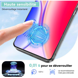 2+2 pièces Verre Trempé pour Oneplus 13 5G, HD Clair Haute Sensibilité 0,01 s Réponse Protection écran, 0,33 mm 9H Anti-Rayures 