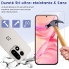 Carantee 2 pièces Verre Trempé pour Oneplus 15 Protection écran, HD Clair Sans Bulles Vitre Protection, 0,33 mm 9H Anti-Rayures 