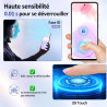 2 Pièces Verre trempé pour Samsung Galaxy A52/A52s, 9H Ultra-Résistant 0,33mm Vitre Protection avec Caméra, Toucher Sensible, An