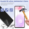 2 Pièces Verre trempé pour Samsung Galaxy A52/A52s, 9H Ultra-Résistant 0,33mm Vitre Protection avec Caméra, Toucher Sensible, An