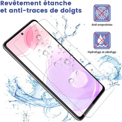 2 Pièces Verre trempé pour Samsung Galaxy A52/A52s, 9H Ultra-Résistant 0,33mm Vitre Protection avec Caméra, Toucher Sensible, An