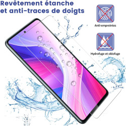 2 pièces Verre Trempé pour Samsung Galaxy A53 Protection écran, HD Sans Bulles Anti‑Empreintes Vitre Protection, 9H Anti-Rayures
