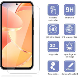 Carantee 2 pièces Verre Trempé pour Samsung Galaxy A54 5G Protection écran, HD Clair Sans Bulles Vitre Protection, 9H Anti-Rayur