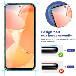 Carantee 2 pièces Verre Trempé pour Samsung Galaxy A54 5G Protection écran, HD Clair Sans Bulles Vitre Protection, 9H Anti-Rayur