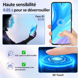 Carantee 2 pièces Verre Trempé pour Samsung Galaxy A55 Protection écran, HD Sans Bulles Vitre Protection, 0,33 mm 9H Anti-Rayure