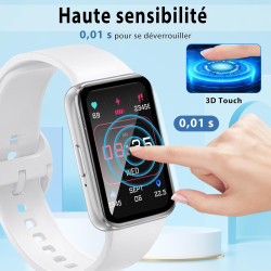 2 pièces Verre Trempé pour Samsung Galaxy Fit 3 Protection écran, HD Sans Bulles Anti‑Empreintes Vitre Protection, 9H Anti-Rayur