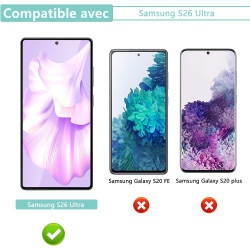 2 pièces Verre Trempé pour Samsung Galaxy S26 Ultra, HD Haute Sensibilité 0,01 s Réponse Protection écran, 0,33 mm 9H Anti-Rayur