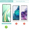 2+2 pièces Verre Trempé pour Samsung Galaxy S26 Ultra, HD Haute Sensibilité 0,01 s Réponse Protection écran, 9H Anti-Rayures Vit