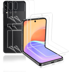 Carantee 2 pièces Verre Trempé pour Samsung Galaxy Z Flip 3 5G Protection écran, HD Sans Bulles Vitre Protection, 9H Anti-Rayure