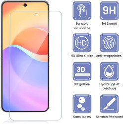 Carantee 2 pièces Verre Trempé pour Samsung Galaxy Z Flip 3 5G Protection écran, HD Sans Bulles Vitre Protection, 9H Anti-Rayure