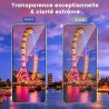 Carantee 2 pièces Verre Trempé pour Samsung Galaxy Z Flip 3 5G Protection écran, HD Sans Bulles Vitre Protection, 9H Anti-Rayure