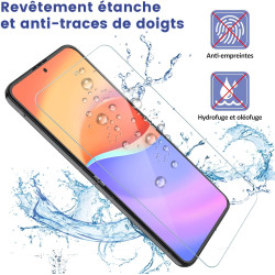 Carantee 2 pièces Verre Trempé pour Samsung Galaxy Z Flip 3 5G Protection écran, HD Sans Bulles Vitre Protection, 9H Anti-Rayure
