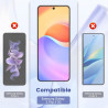 Carantee 2 pièces Verre Trempé pour Samsung Galaxy Z Flip 3 5G Protection écran, HD Sans Bulles Vitre Protection, 9H Anti-Rayure
