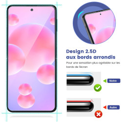 2 pièces Verre Trempé pour Samsung Galaxy Z Flip 7 Protection écran, HD Sans Bulles Anti‑Empreintes Vitre Protection, TPU auto-r