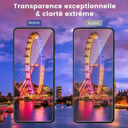 2 pièces Verre Trempé pour Samsung Galaxy Z Flip 7 Protection écran, HD Sans Bulles Anti‑Empreintes Vitre Protection, TPU auto-r