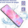 2 pièces Verre Trempé pour Samsung Galaxy Z Flip 7 Protection écran, HD Sans Bulles Anti‑Empreintes Vitre Protection, TPU auto-r