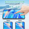 2 pièces Verre Trempé pour Samsung Galaxy S22, HD Haute Sensibilité 0,01 s Réponse Protection écran, 0,33 mm 9H Dureté Anti-Rayu