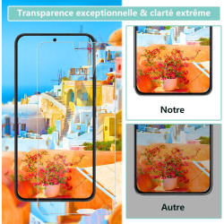 2 pièces Verre Trempé pour Samsung Galaxy S22, HD Haute Sensibilité 0,01 s Réponse Protection écran, 0,33 mm 9H Dureté Anti-Rayu