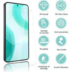 2 pièces Verre Trempé pour Samsung Galaxy S24 Plus, HD Clair Haute Sensibilité 0,01 s Réponse Protection écran, 0,33 mm 9H Anti-