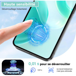 2 pièces Verre Trempé pour Samsung Galaxy S24 Plus, HD Clair Haute Sensibilité 0,01 s Réponse Protection écran, 0,33 mm 9H Anti-