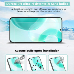 2 pièces Verre Trempé pour Samsung Galaxy S24 Plus, HD Clair Haute Sensibilité 0,01 s Réponse Protection écran, 0,33 mm 9H Anti-