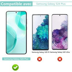2 pièces Verre Trempé pour Samsung Galaxy S24 Plus, HD Clair Haute Sensibilité 0,01 s Réponse Protection écran, 0,33 mm 9H Anti-